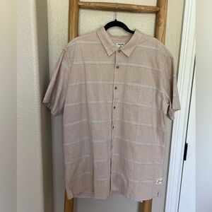 Hurley Men’s Short Sleeve Button Down Shirt